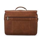 Samsonite Classic Leather Flapoverover 15.6", Cognac-Bail handles or detachable adjustable shoulder strap with non-slip shoulder pad give you two different carrying options.