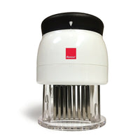 Ronco Meat Tenderizer, Black/White (UT2001BWGEN)-72 stainless steel blades create flavour channels in meat