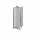Azar Displays Plastic Pegboard Pinwheel Unit, 13.5" x 44", White (700444-WHT)-White plastic