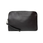 Ashlin LISBURN Slim Underarm Portfolio, Black-Interior can accommodate a 13 - 15 inch laptop.