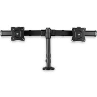 StarTech Dual-Monitor Arm, Desk-mount Cross Bar-Save space by mounting two monitors up to 27" onto a single base.