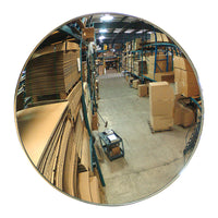 Wasip Indoor Convex Mirror with Z Bracket - 12" Diameter-Prevent collisions, and accidents