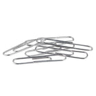 Staples Jumbo Vinyl-Coated Paper Clips - Silver - 50 Pack-Vinyl coated, metal paper clips slide easily, never leave marks on your documents