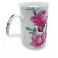 Roy Kirkham Lancaster Mug, English Rose, Set Of 6-ROY KIRKHAM Fine Bone China