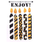 Rosedale Gold 5 1/2" x 8" Greeting Cards/Envelopes - 6 Pack-Card shop quality greeting cards.