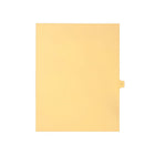 Mark Maker Legal Exhibit Index Tab Buff Single Tabs, 1/15th Cut, Letter Size, No Holes, Letter I, 25 Pack-Buff Single Tabs, 1/15th Cut