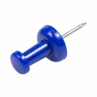 JAM Paper Colorful Push Pins - Blue - 100 Pack-Keep your school work, office work, art and visual projects organized with colored push pins!