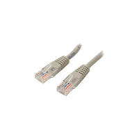 StarTech M45PATCH10GR 10' Cat 5e Molded Patch Cable, Grey-Features RJ-45 Male connector on both sides to facilitate easy connectivity