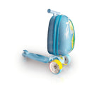 TUCCI Italy HAPPY DINO 32" Luggage Scooter - Happy Dino Scooter-Soft Jelly Handle Grips