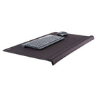 Allsop ErgoEdge Deskpad with Wrist Rest - Black-ErgoEdge Overhang: 1.5"