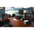 Victor Wood Printer Stand, Midnight Black (1130-5)-Rear access space to cleanly manage cables and allow for positioning flush against the wall