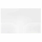 JAM Paper Plastic Heavy Duty Two Pocket Folders, Clear, 108 Pack (3383HCLB)-Size: 9" x 12"