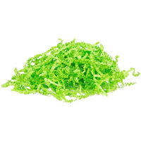 JAM Paper Shred Tissue Paper Krinkeleen, 2 oz., Lime Green, 5 Pack (1192457g)-Lime green