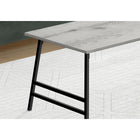 Monarch Specialties 3791 Coffee Table - 40"L/Grey/Black Metal-Assembly required: Illustrated instructions and all hardware are provided for convenience (additional tools may be needed)