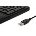 Kensington Pro Fit Ergo Wired Keyboard - Black-Spill-proof keys make cleanup fast and easy