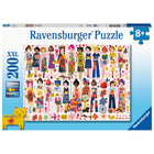 Ravensburger Flowers and Friends 200-Piece Puzzle-About This 200 XXL pc Puzzle: Celebrate the joyous bond of female friendship with our festive “Flowers and Friends” puzzle