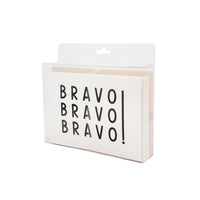 Pierre Belvedere Card Set - Bravo! - 20 Pack-Colourful greeting card