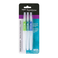 Tombow Water Brush - Assorted - 3 Pack-Ideal companion for the Tombow Dual Brush Pens