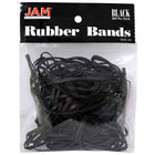 JAM Paper Rubber Bands, #33 Size, Black Rubberbands, 300/Pack (333RBblg)-Size: 33 (3 1/2 x 1/8 inches)