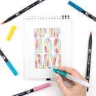 Tombow Water Brush - Assorted - 3 Pack-Gently squeeze barrel to apply