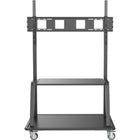 Tripp Lite - Chariot TV à roulettes pour écrans de 60po à 105 po - Noir-Le chariot mobile à hauteur réglable vous permet de déplacer votre écran plat en douceur et en toute sécurité d’une pièce à l’autre grâce à des roulettes très résistantes