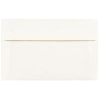 JAM Paper A10 Invitation Envelopes, 6 x 9.5, Parchment White Recycled, 250 Pack (16082H)-White parchment recycled envelope