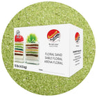 Sandtastik Floral Coloured Sand, 10 lb (4.5 kg) Box, Wild Lime-Coarse grain with natural sparkle throughout