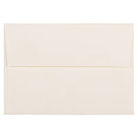 JAM Paper 4bar A1 Envelopes, 3.63 x 5 1/8, Strathmore Natural White Laid, 100 Pack (900913182g)-Natural white