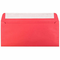JAM Paper #10 Recycled Peel and Seal Envelopes - 4 1/8" x 9 1/2" - Red - 50 Pack-Colour: Red Envelope