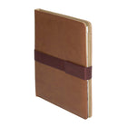 Roots Brandy Combo Slim Snap Padfolio with Magnetic tab-Strong magnetic snap tab