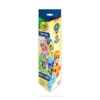 Crayola Poster Pages & Markers Set - Paw Patrol-Includes 18 Giant Colouring Pages featuring your favourite Paw Patrol characters and 10 Pip-Squeaks washable markers