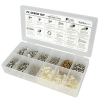 StarTech Deluxe Assortment PC Screw Kit, Screw Nuts and Standoffs-Convenient and organized carrying case for a wide assortment of screws and standoffs