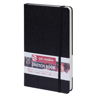 Talens Art Creation Hardbound Sketchbook - 5.1" x 8.3" - Black Cover - 80 Pages-Black hard cover sketchbook featuring ivory artist quality paper