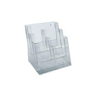 Azar Displays 3-Tier 6-Pocket Trifold Brochure Holder (252379)-Brochure holders