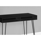 Monarch Specialties 7771 40" Computer Desk - Black/Black Metal-Finished on all sides for flexible placement anywhere in your workspace