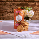 Grandma Wild's Victorian Floral Tube with Stem Ginger & Lemon Biscuit - 150g-Suitable for vegetarians