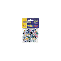 Chenille Craft Wiggle Eyes, Multi Coloured, 800 Pack (CK-344601)-Age group and grade: Ages 3 - 18 and grades pre-school - 12th