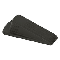 Staples Door Wedge, Heavy Duty, Black-Heavy duty door wedge with large flange and finger-grips on the "heel" for easy removal