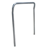 Kleton 30" Chrome Handle For Platform Truck-1 1/4" tubular chrome handle with end panel