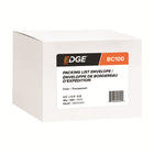Edge Packing List Envelopes - 4-1/2" W x 5-1/2" L - Clear - 1000 Pack-Clear