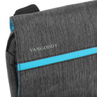 Vangoddy Wave 10" Laptop Messenger Bag - Blue-Approximate extrernal dimensions: 12" x 8" x 3"