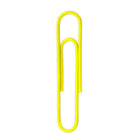 JAM Paper – Trombones géants, jaune, 6 paquets de 75, total de 450 (42182236g)-Fini : lisse