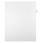 Mark Maker Legal Exhibit Index Tab White Single Tabs, 1/25th Cut, Letter Size, No Holes, Number 81, 25 Pack-White Single Tabs, 1/25th Cut