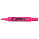 Avery Hi-Liter Chisel Tip Highlighters - Pink - 12 Pack-Quick drying, non-toxic ink