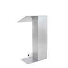 Urbann K1 Lectern With Wheels - Aluminum Grey-Light grey, aluminum
