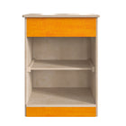 Flash Furniture Bright Beginnings Commercial Grade Wooden Kid's Two Shelf Kitchen Cabinet-Kid's Commercial Grade Wooden Kitchen Cabinet