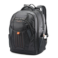 Samsonite 66303-1070 Tectonic 2 17" Large Backpack, Black/Orange-Made of 1680 polyester fabric