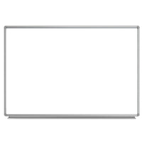 Luxor 72" x 48" Wall-Mounted Magnetic Whiteboard-The 72" x 48" Wall-Mountable Magnetic Whiteboard from Luxor is made of strong, painted steel enclosed in an aluminum frame. It features a magnetic writing surface for added versatility. The whiteboard also includes a two-inch removable accessory tray to hold dry erase markers and erasers.