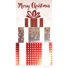 Rosedale Gold Greeting Cards/Envelopes - Merry Christmas - 4" x 7-3/4" - 6 Pack-Printed on premium uncoated card stock