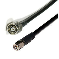 Turmode WF6018 6' Wifi Antenna Cable, 4.3" x 0.4" x 4.3", Black-6' SMA Male to TNC-RP Male LMR100 Cable